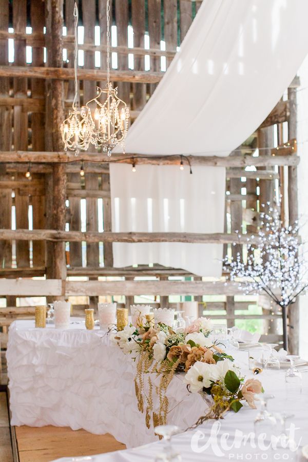 barn wedding reception