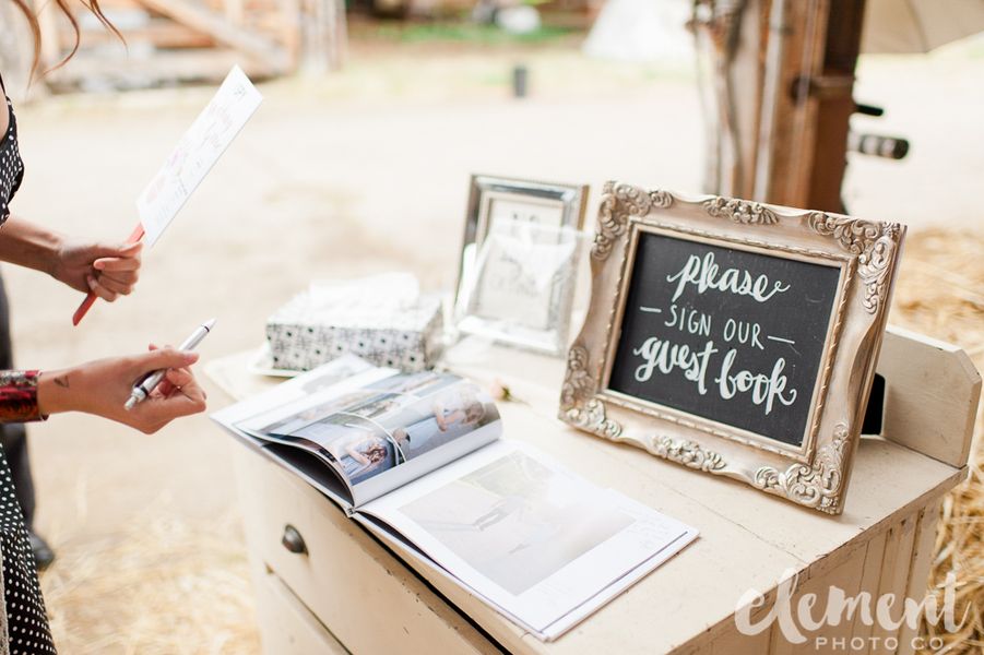 guest book wedding decor