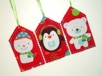 Reusable Gift Tags<br>Christmas Creatures