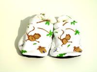 Inspired by Our Favorite Songs<br>:Cheeky Monkey:<br>Monkey in Huts Soft Soled Shoes 12mos