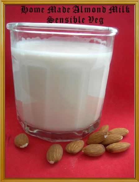 Home made Almond Milk