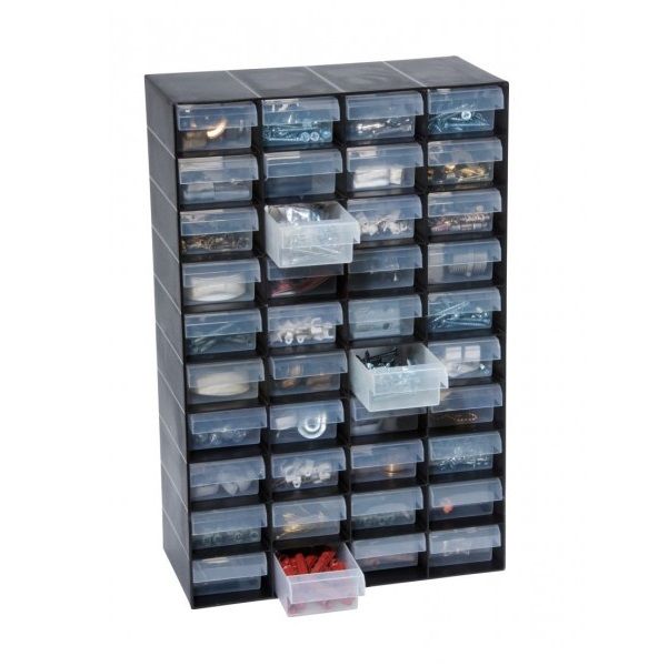 40 Multi Drawer Screw Bolt Nail Craft Storage Organiser Shed