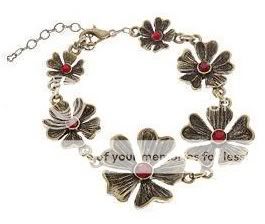   Simple Design Vintage Four Leaf Clover valentines Bracelet br201